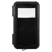 QIDITONG Waterproof Motorcycle Phone Holder With Handlebar Mount Universal Cellphone Clamp For Navigation Anti-Theft Design For Scooter And Bike Black